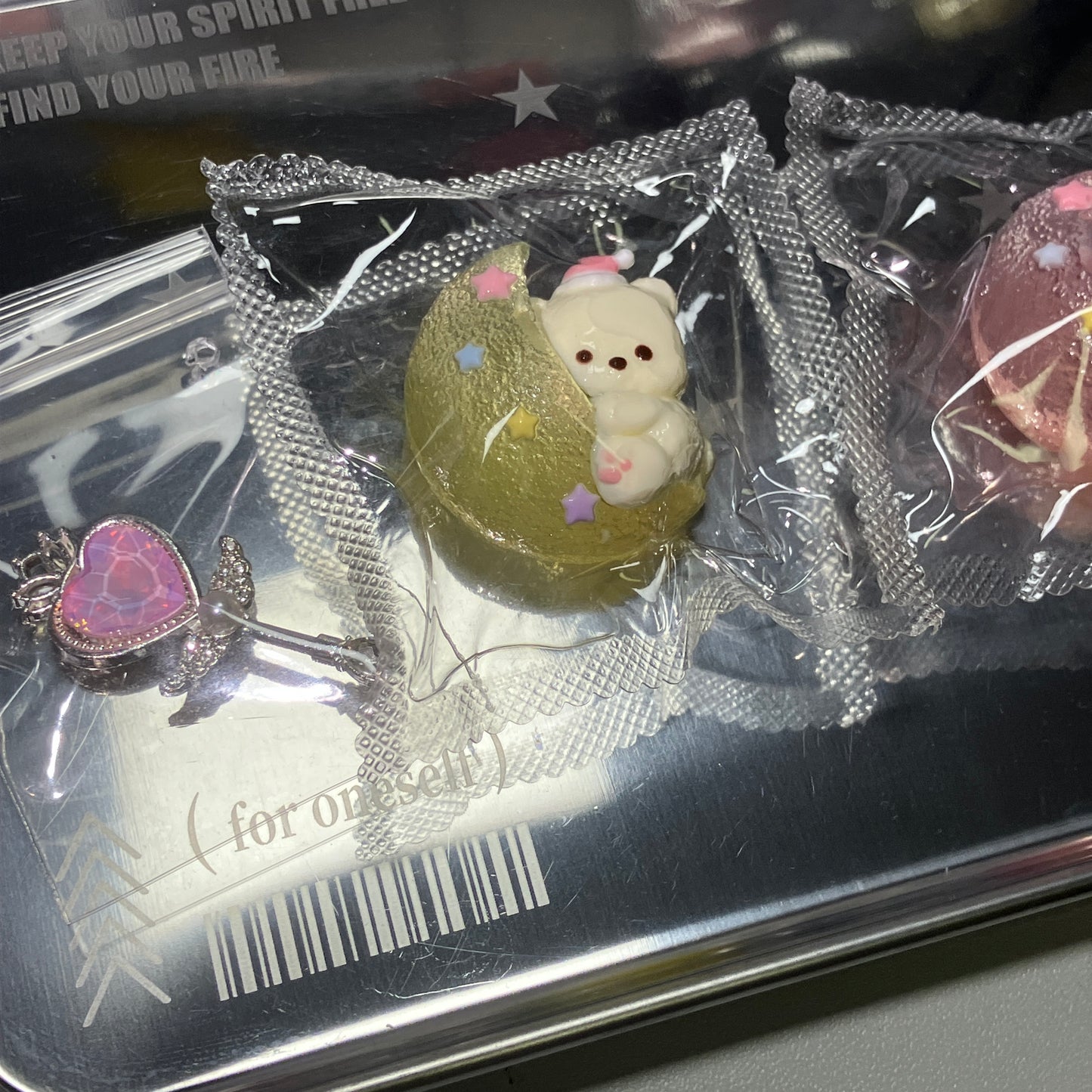 おやすみくまちゃん　光るスクイーズ