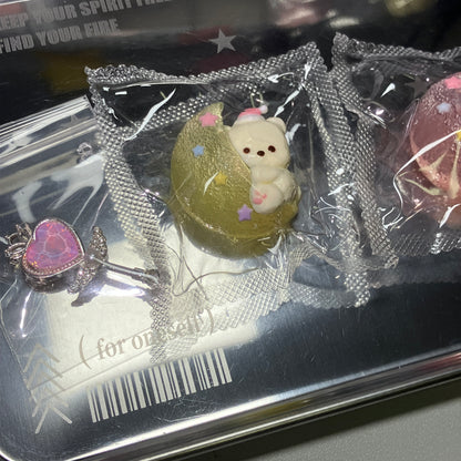 おやすみくまちゃん　光るスクイーズ