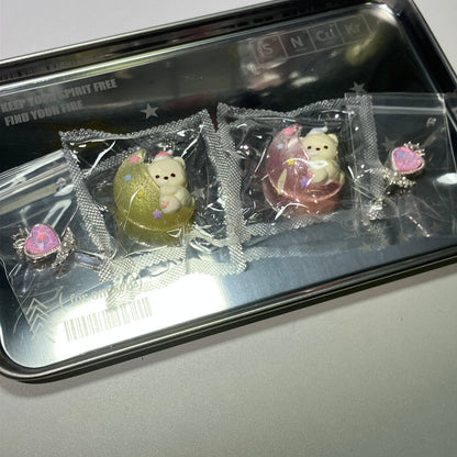 おやすみくまちゃん　光るスクイーズ