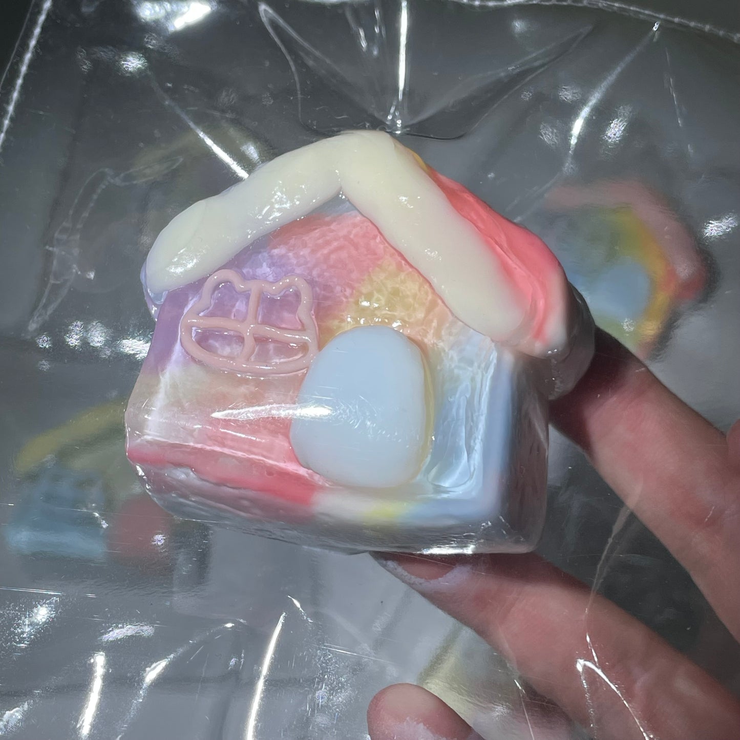 「カラフルお家クマネコタコミニ肉球枕」ブラインドボックス　配信専用 0615