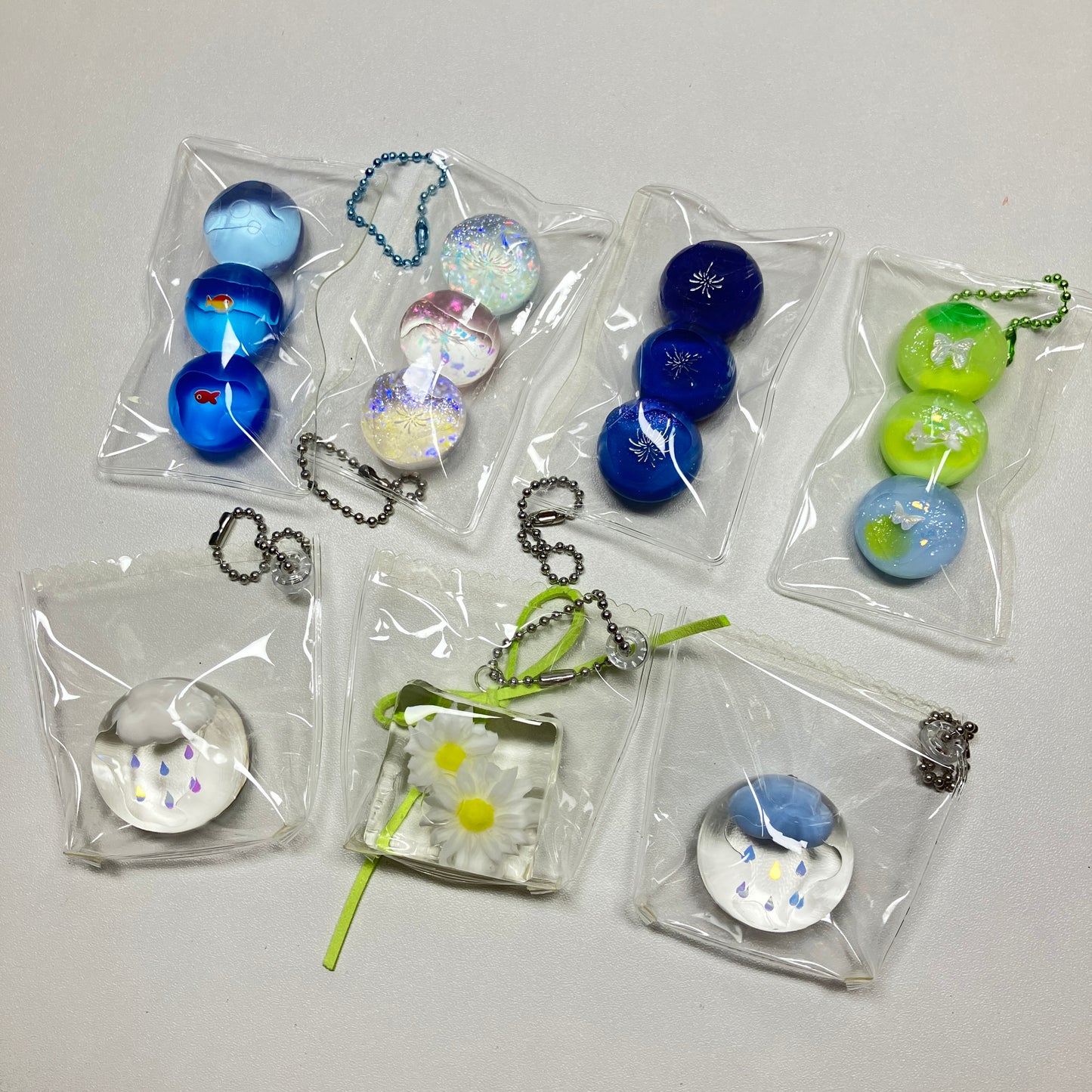 「夏の海シリーズ」花火玉ミニスクイーズ