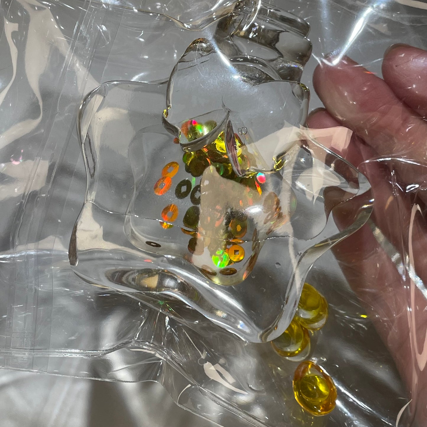 水入り星の瓶　金