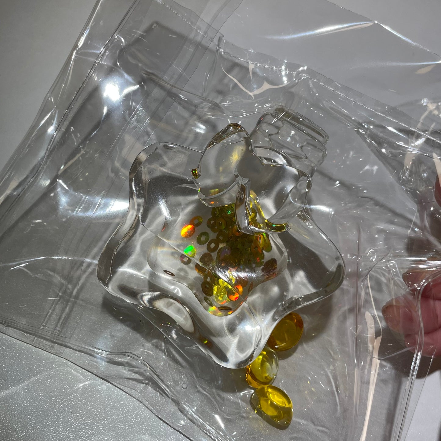 水入り星の瓶　金