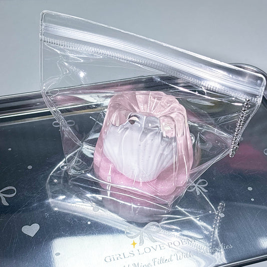 　「夏の空シリーズ」貝カヌレ　ピンク