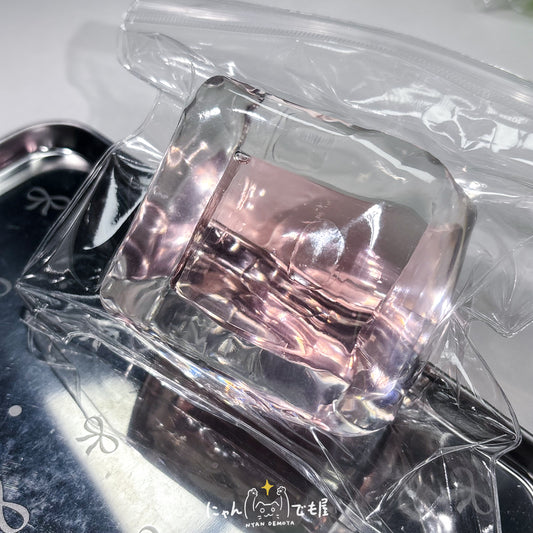 水入り氷　ピンク