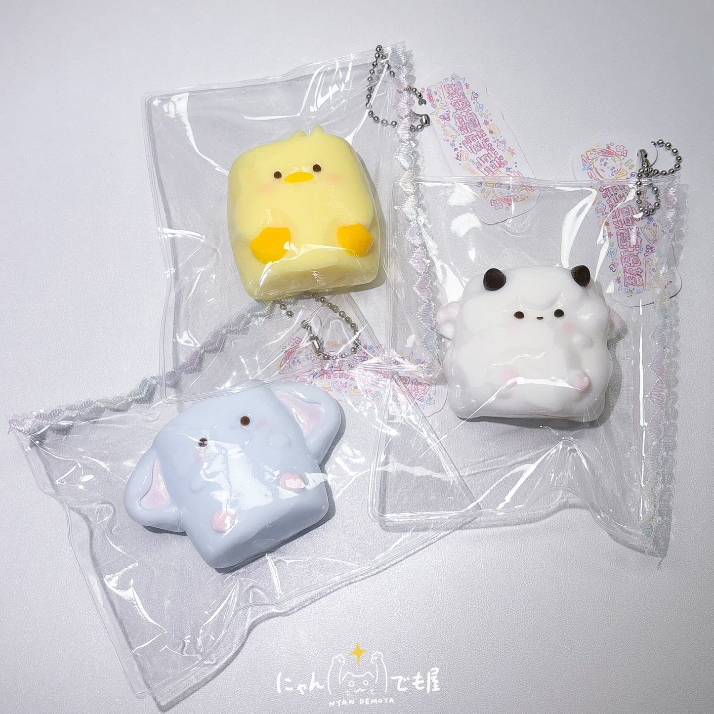 「もちふわシリーズ」動物マシュマロ