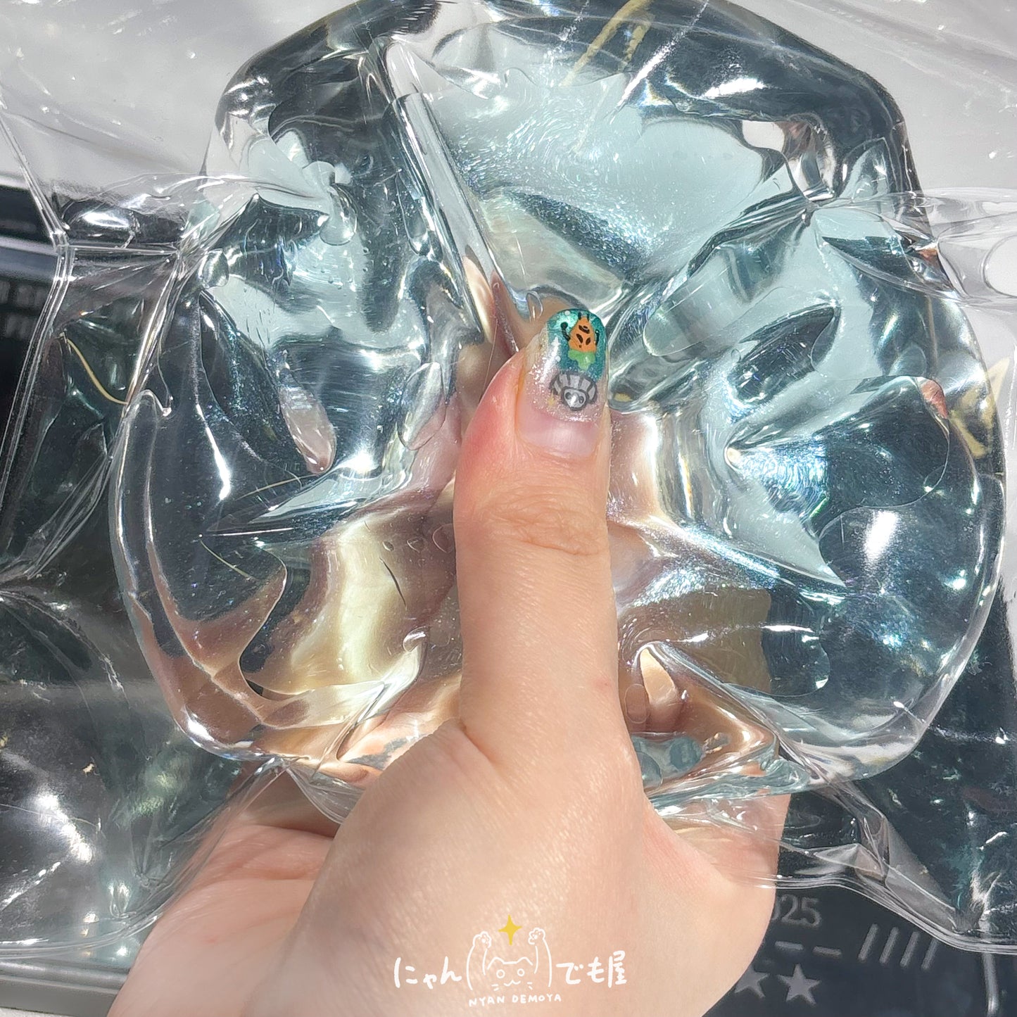 水入り氷　オーロラ水色