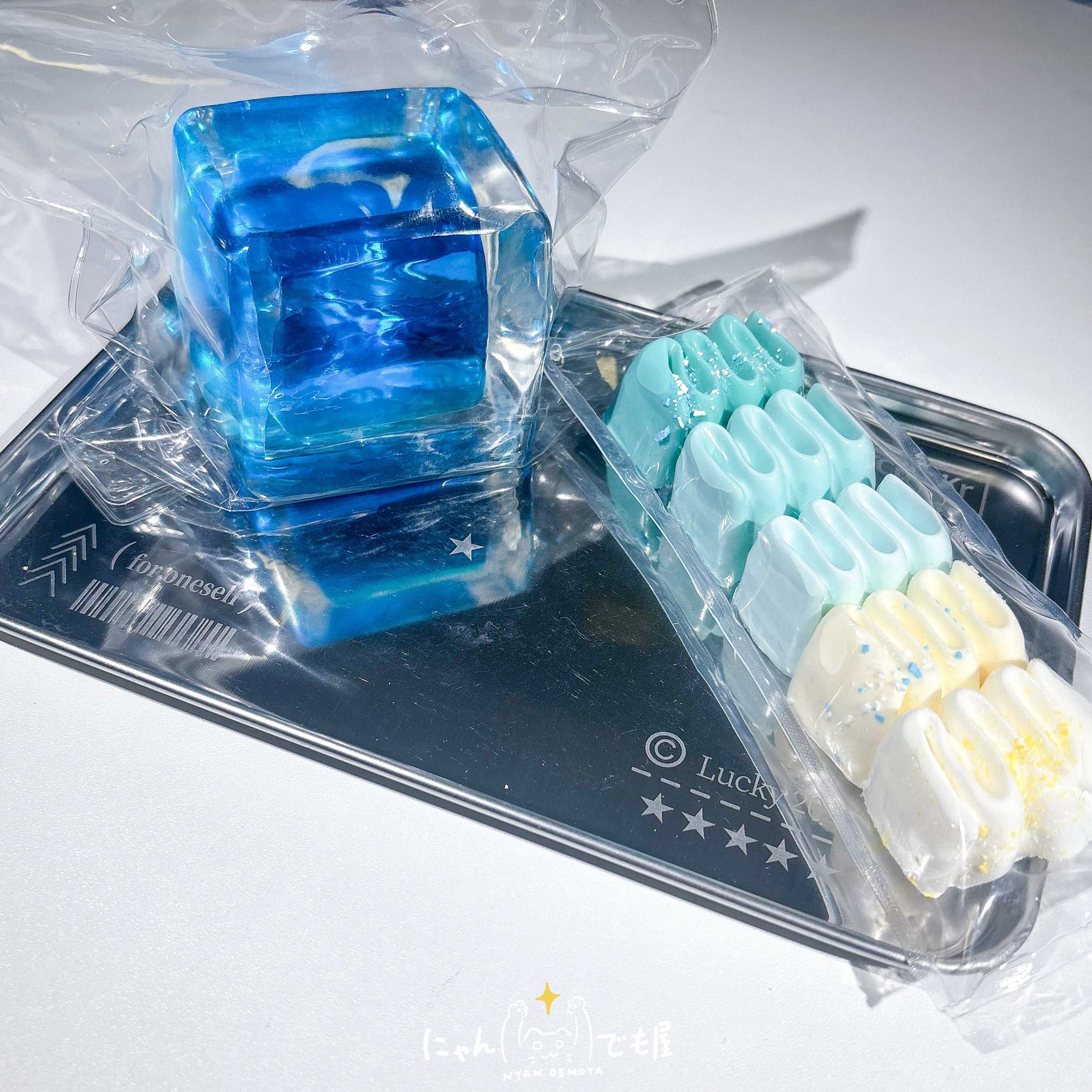 スクイーズセット　にゃんでも屋 にゃんでも屋 クリア スクイーズ5点セット｜Yahoo!フリマ（旧PayPay